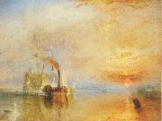 The Fighting Temeraire tugged to her last Berth to be broken up William Turner